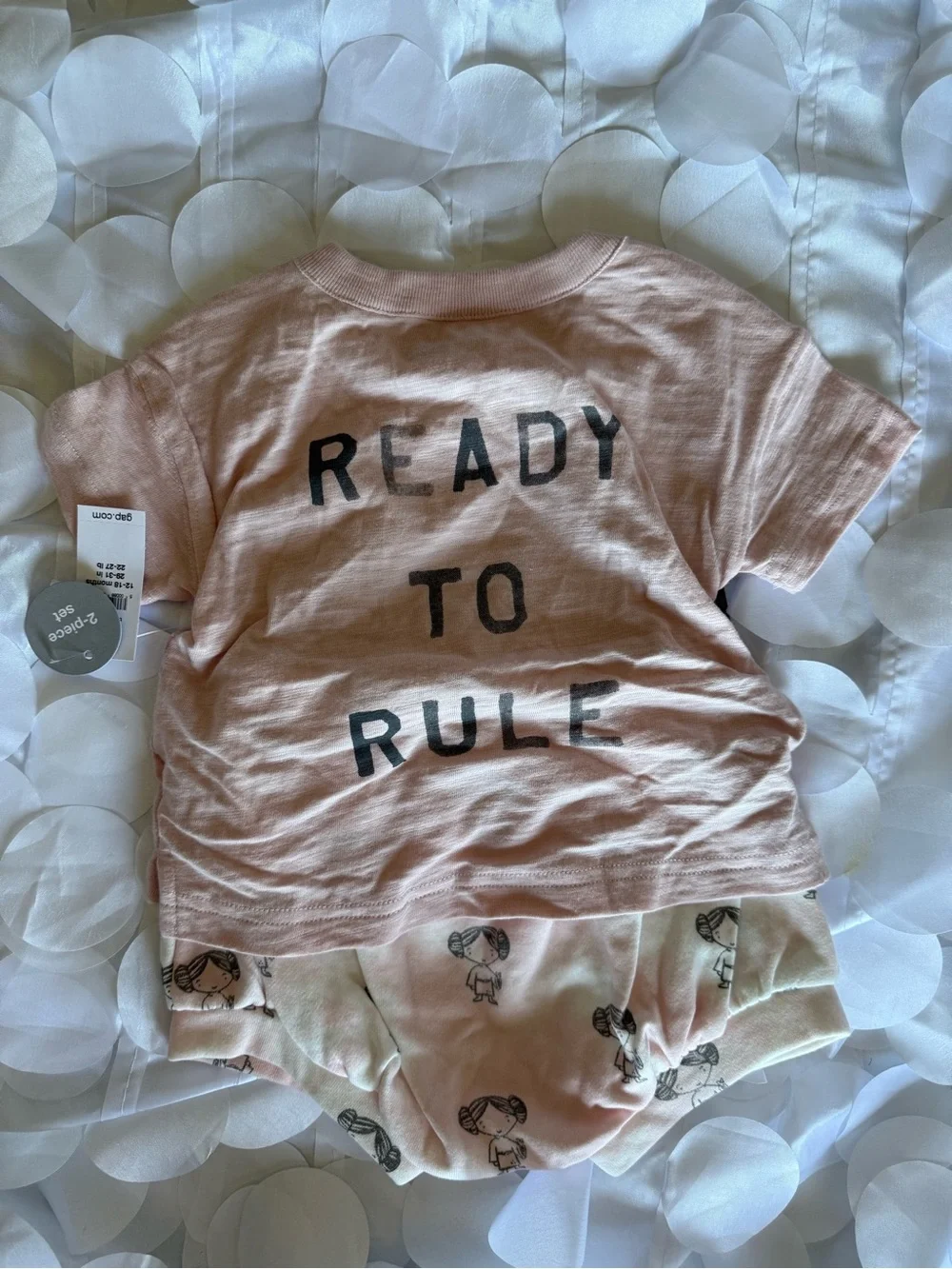 GAP Pink Toddler Set with Princess Leia Graphic